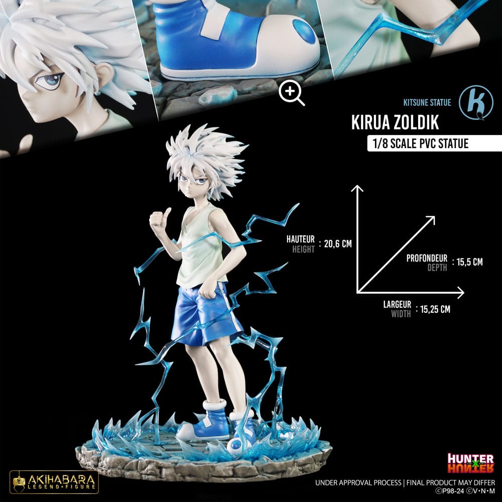 Hunter × Hunter Akihabara Legend Figure PVC Statue 1/8 Killua (God Speed Mode) 21 cm