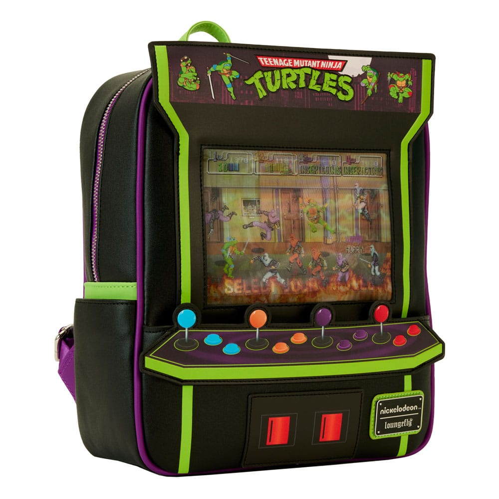 Teenage Mutant Ninja Turtles by Loungefly Rucksack 40th Anniversary Vintage Arcade