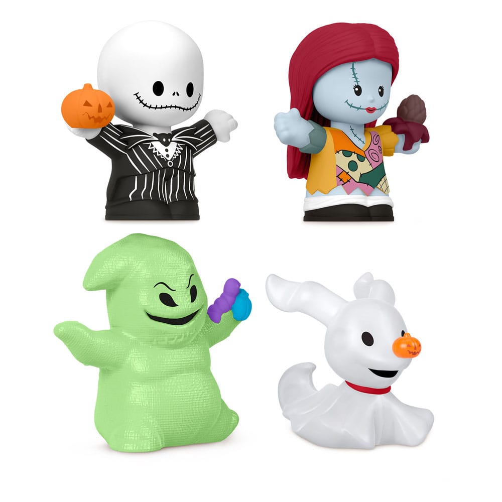 Nightmare Before Christmas Fisher-Price Little People Collector Minifiguren 4er-Pack 7 cm