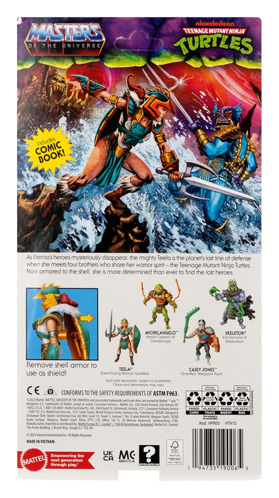 MOTU x TMNT: Turtles of Grayskull Actionfigur Teela 14 cm