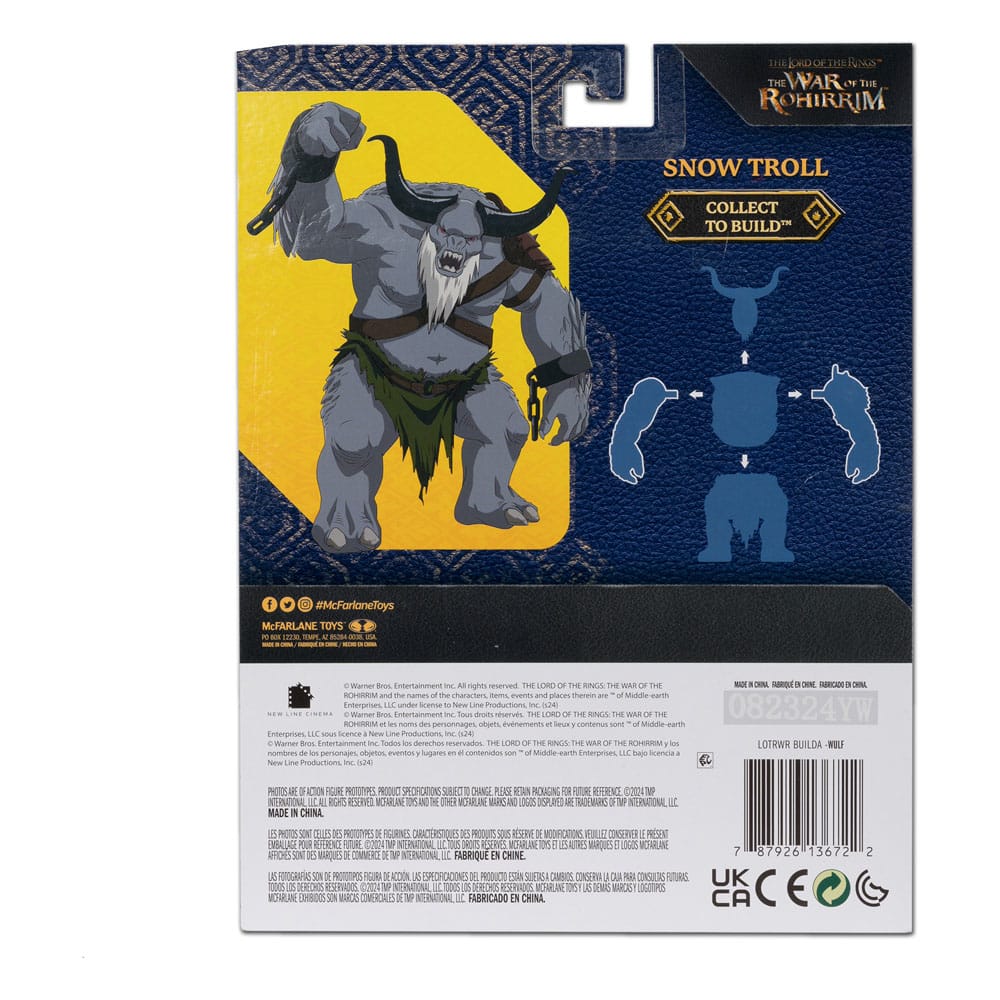 Der Herr der Ringe: Die Schlacht der Rohirrim Build-A Actionfiguren 10 cm (BAF: Snow Troll) Sortiment (4)