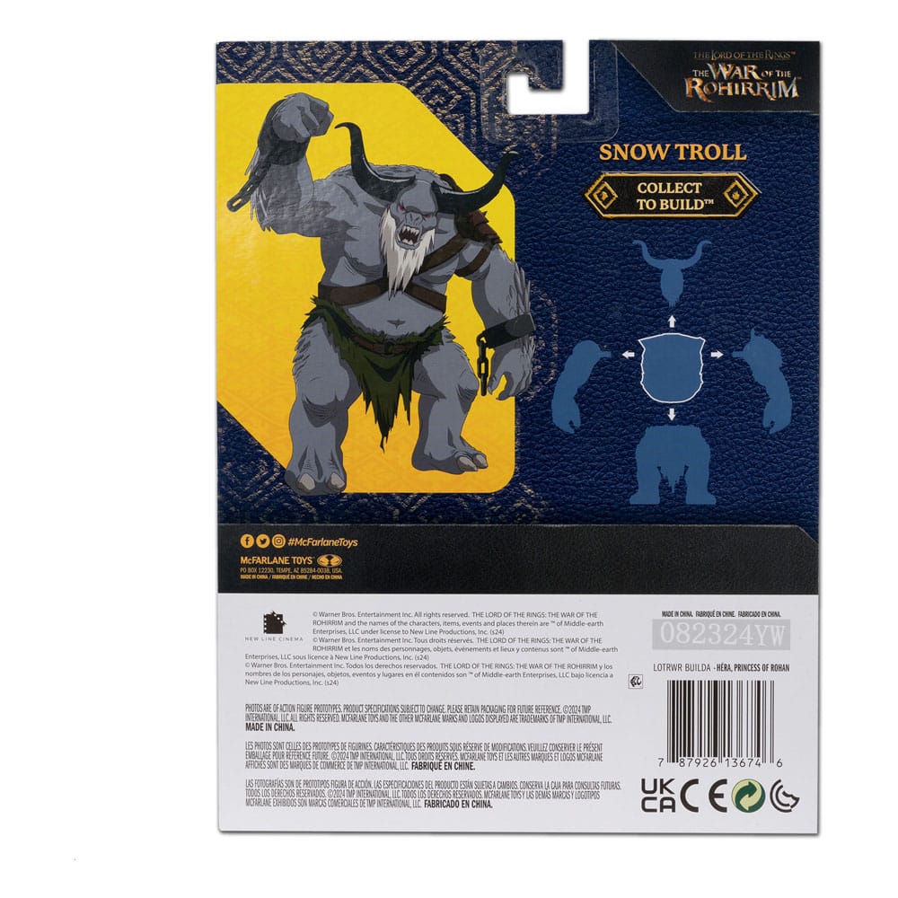 Der Herr der Ringe: Die Schlacht der Rohirrim Build-A Actionfiguren 10 cm (BAF: Snow Troll) Sortiment (4)