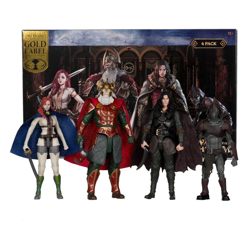 Der Herr der Ringe: Die Schlacht der Rohirrim Actionfiguren 4er-Pack 10 cm
