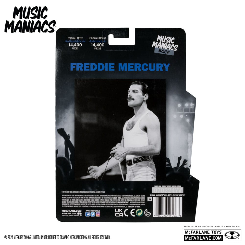 Music Maniacs Rock Actionfigur Freddy Mercury 15 cm