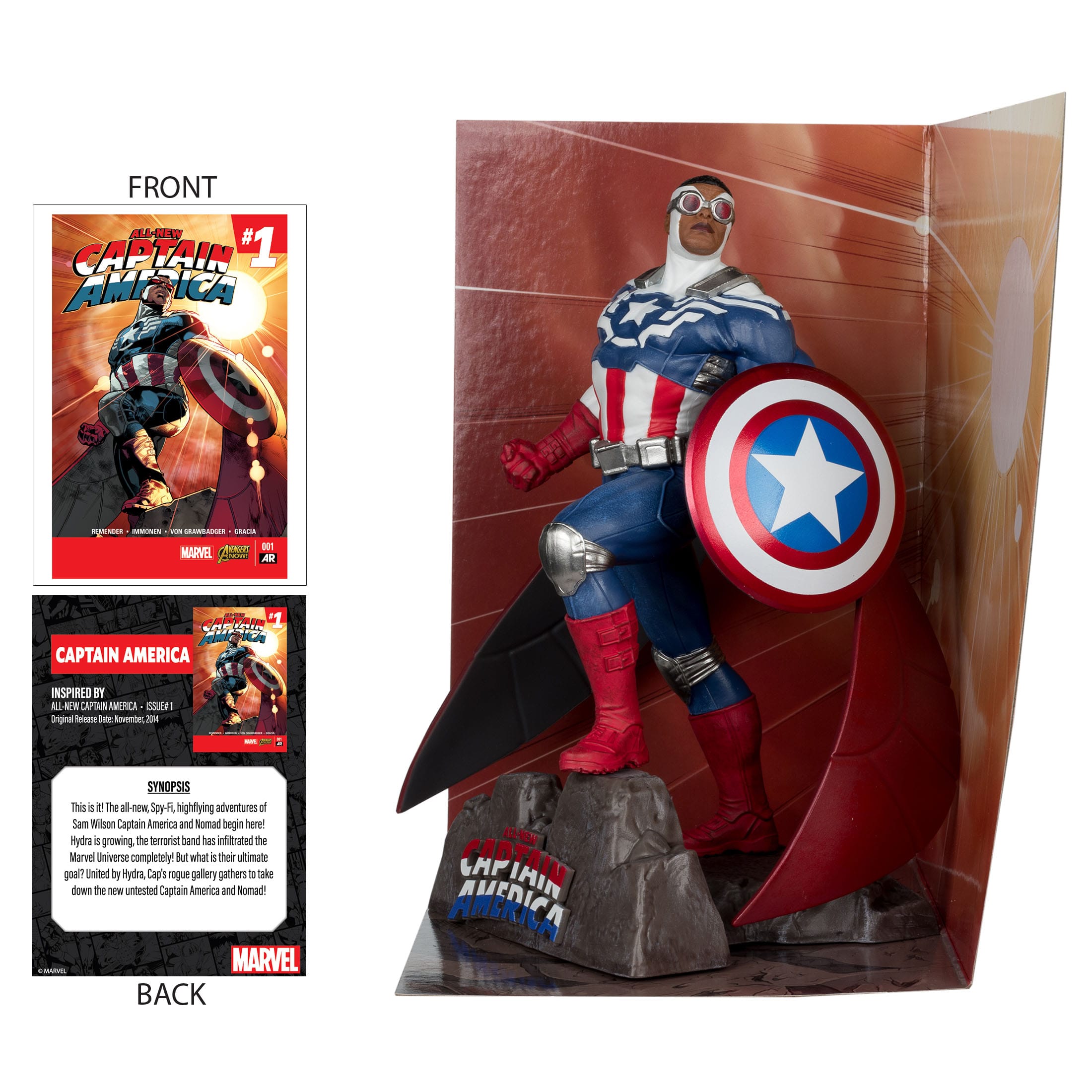Marvel Collection PVC Statue 1/10 Captain America (All-New Captain America #1) 17 cm