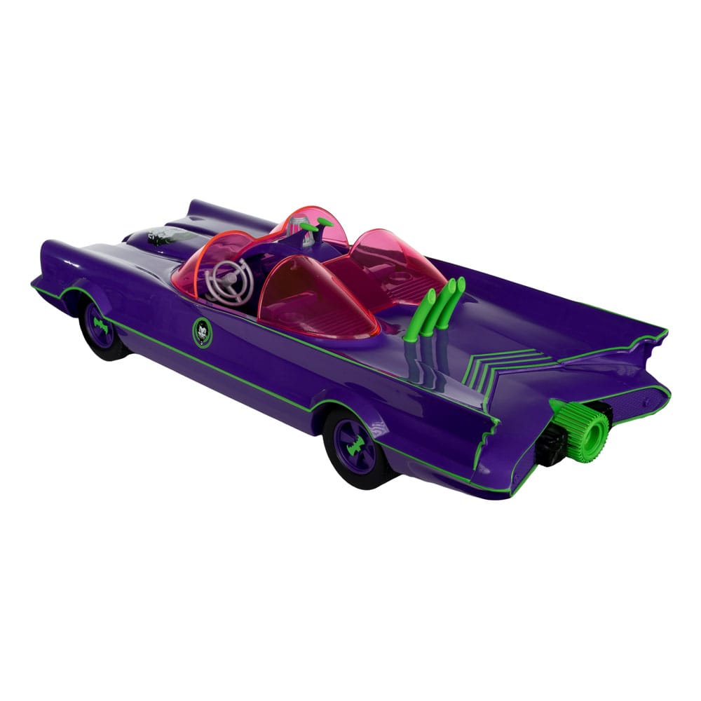 DC Retro Actionfigur und Fahrzeug Batman 66 Batmobil with Joker (Gold Label)