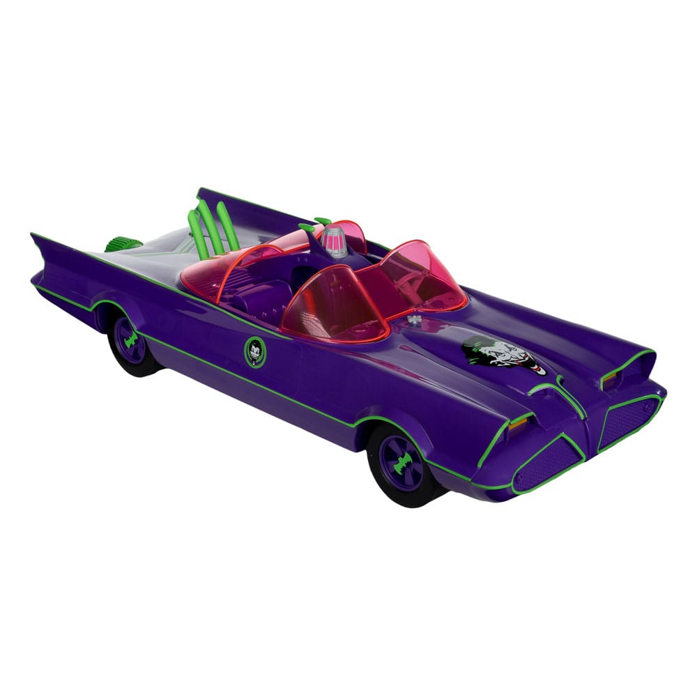 DC Retro Actionfigur und Fahrzeug Batman 66 Batmobil with Joker (Gold Label)