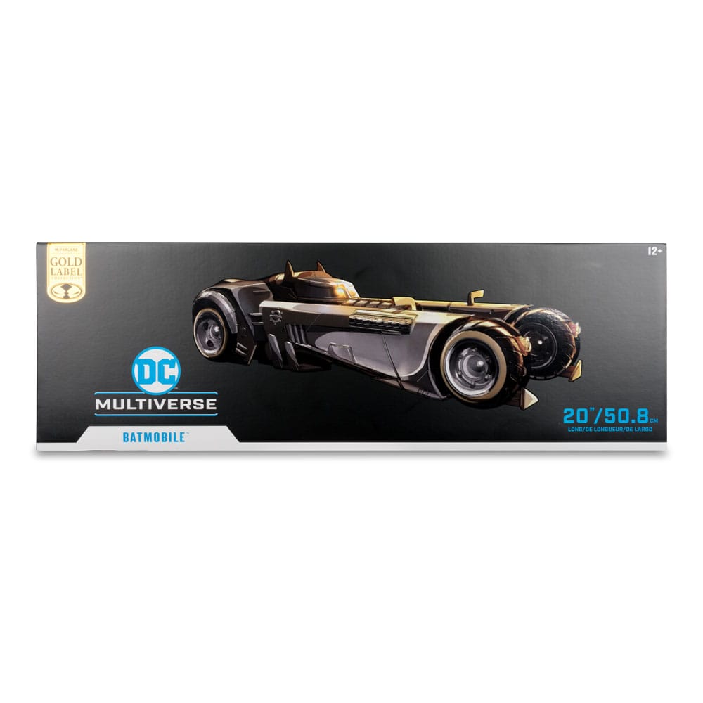 DC Multiverse Fahrzeug White Knight Batmobile (Gold Label) 18 cm