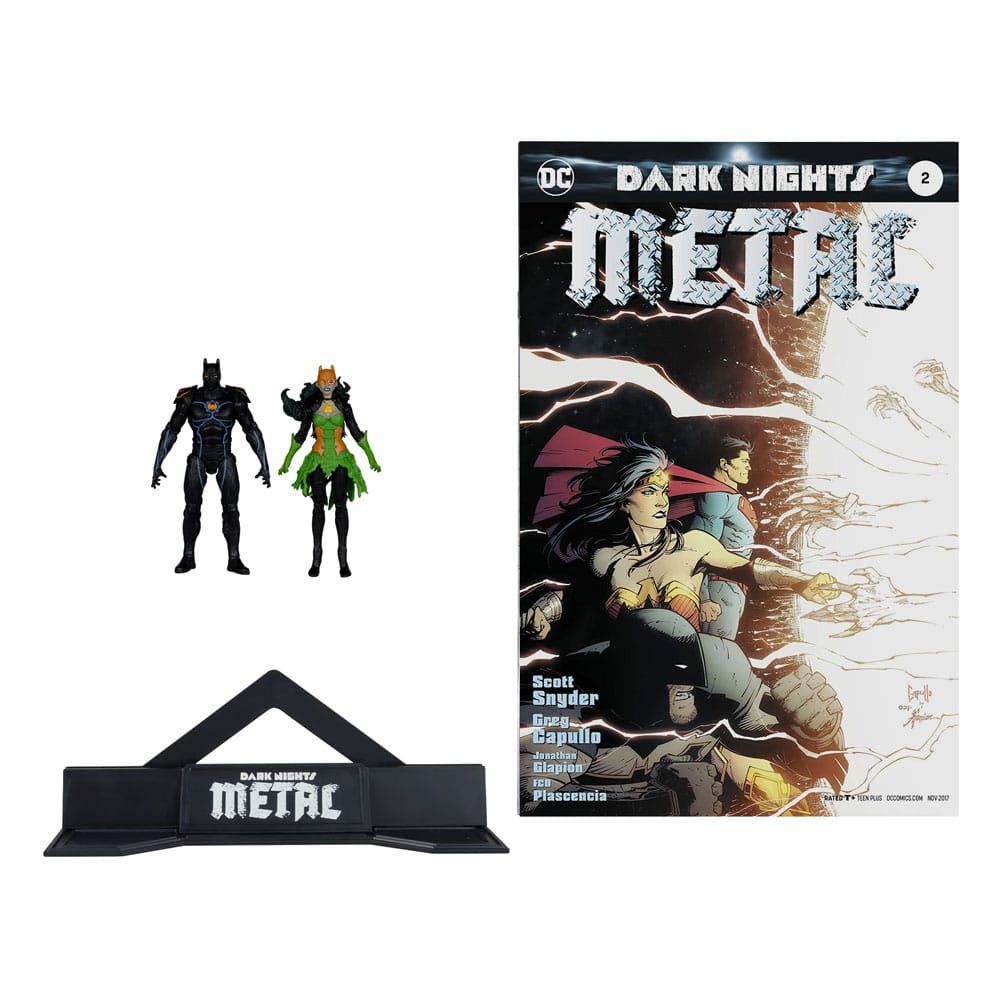 DC Direct Page Punchers Actionfiguren 2er-Pack Batman of Earth-44 & Batman of Earth-11 (Dark Nights: Metal) 8 cm