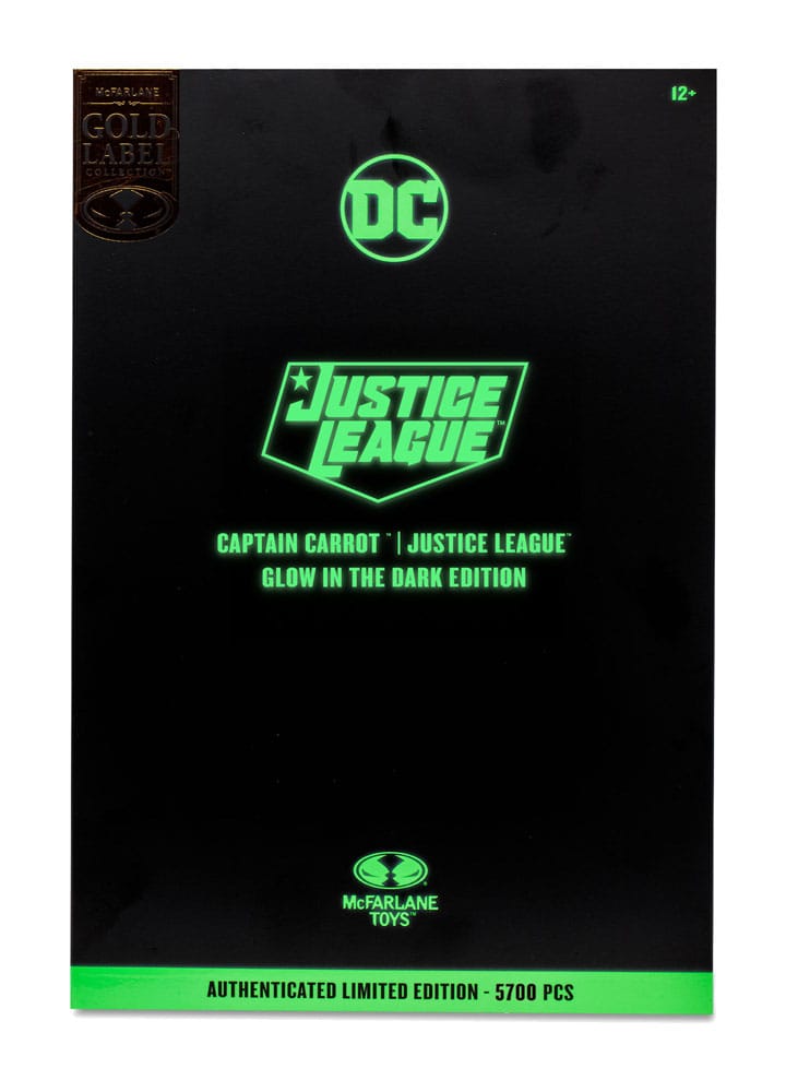 DC Multiverse Actionfigur Captain Carrot (Justice League Incarnate) Glow In The Dark Edition (Gold Label) 18 cm
