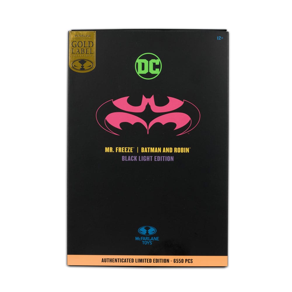 Batman & Robin DC Multiverse Actionfigur Mr. Freeze (Black Light Edition) (Gold Label) 18 cm