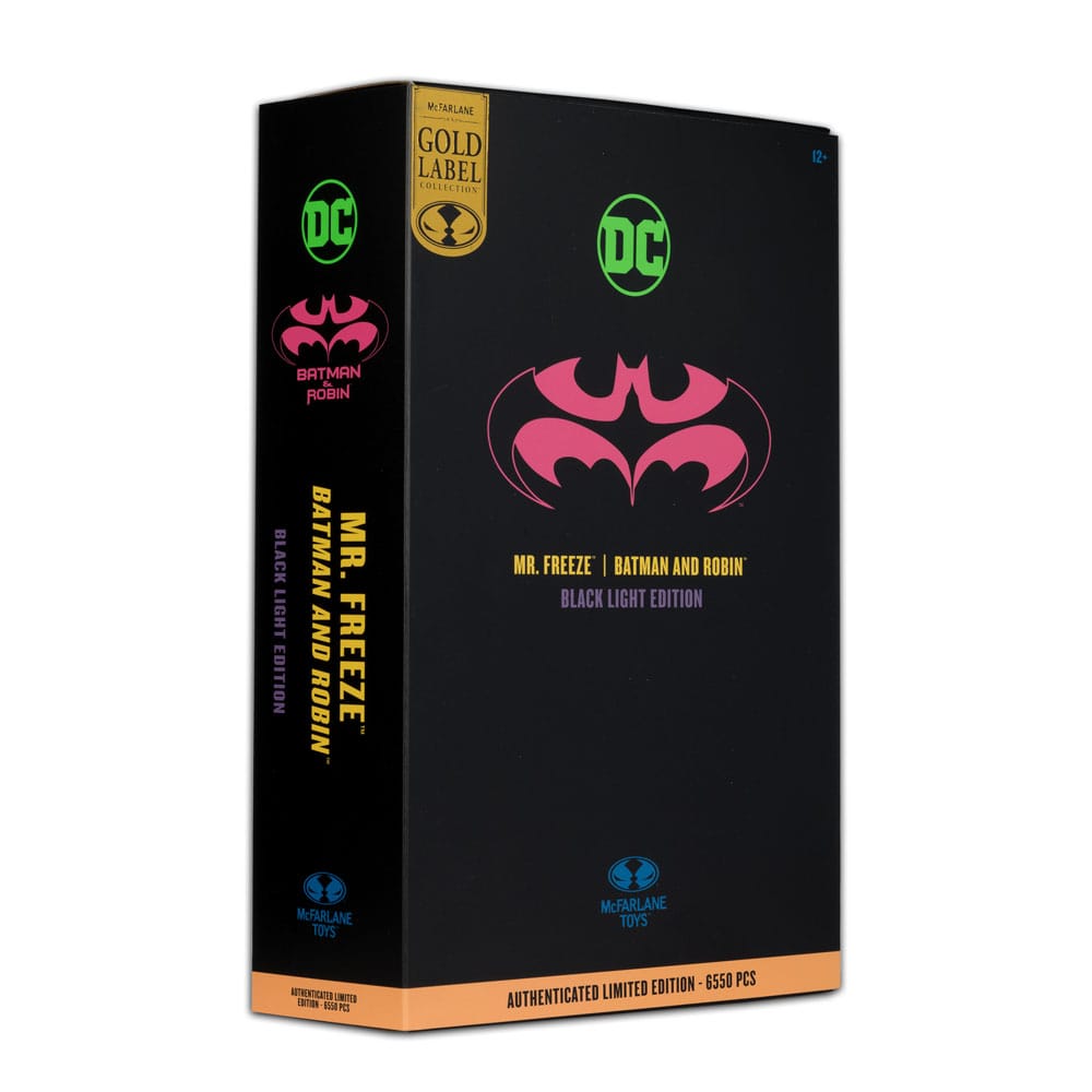 Batman & Robin DC Multiverse Actionfigur Mr. Freeze (Black Light Edition) (Gold Label) 18 cm
