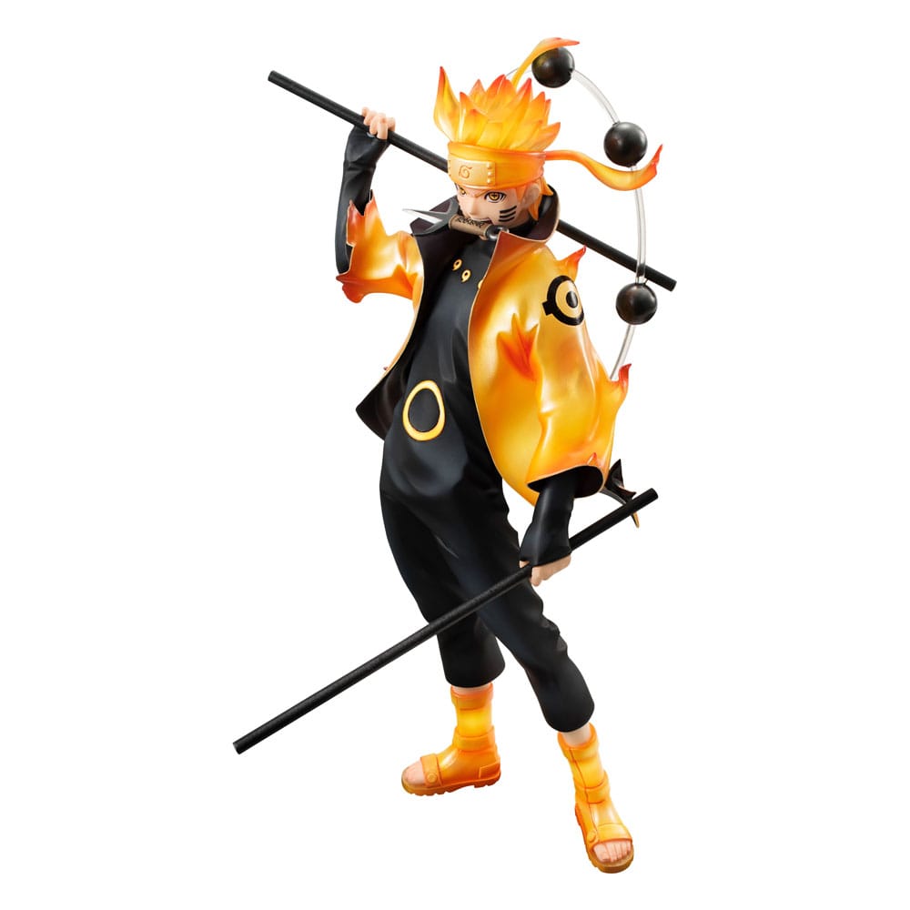 Naruto Shippuden G.E.M. Serie PVC Statue Naruto Uzumaki Six Paths Sage Mode 15th Anniversary Ver. 22 cm