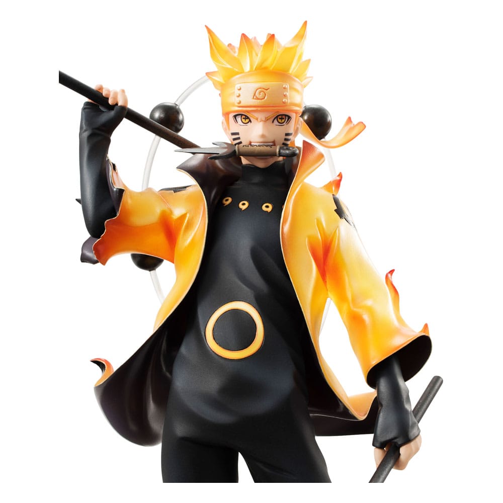 Naruto Shippuden G.E.M. Serie PVC Statue Naruto Uzumaki Six Paths Sage Mode 15th Anniversary Ver. 22 cm