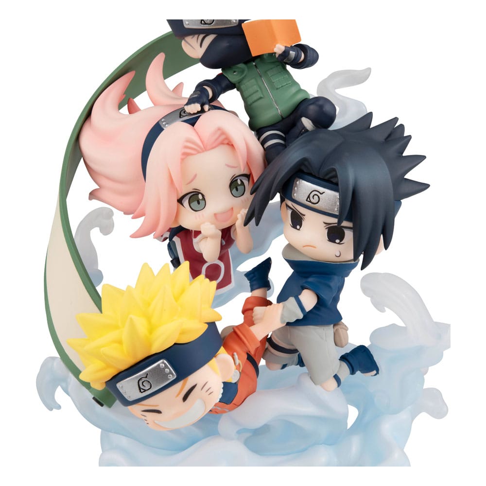 Naruto Shippuden FigUnity PVC Mini-Statue Gather here, Team 7 13 cm