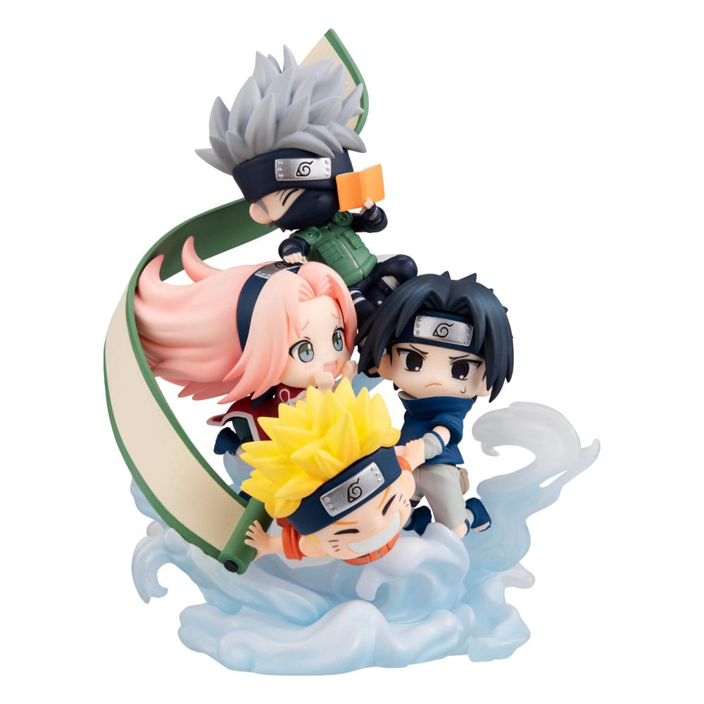 Naruto Shippuden FigUnity PVC Mini-Statue Gather here, Team 7 13 cm
