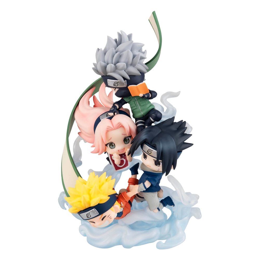 Naruto Shippuden FigUnity PVC Mini-Statue Gather here, Team 7 13 cm