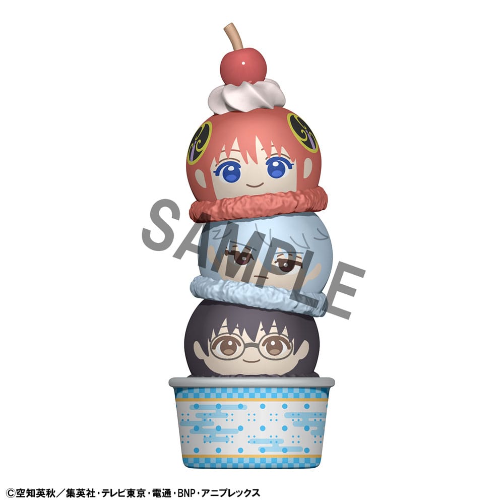 Gintama Tsumichen Stack up & Change Sammelfiguren 8 cm Sortiment (6)