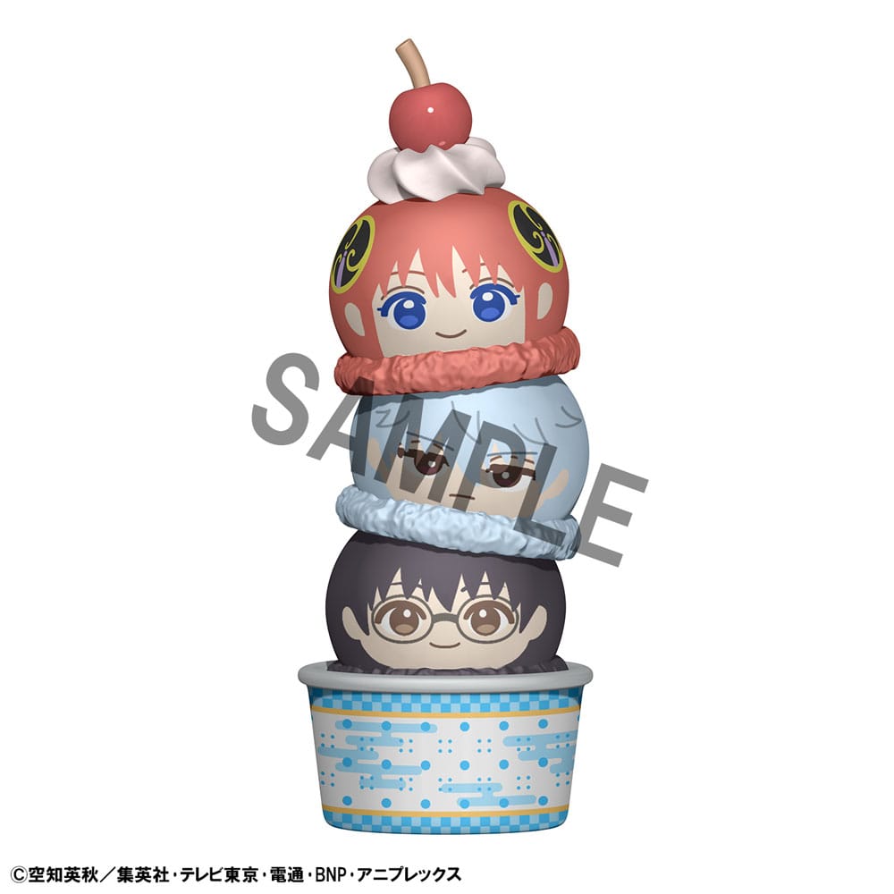 Gintama Tsumichen Stack up & Change Sammelfiguren 8 cm Sortiment (6)