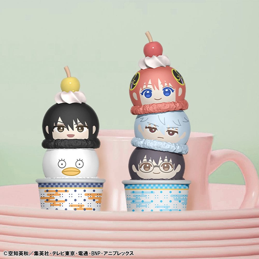 Gintama Tsumichen Stack up & Change Sammelfiguren 8 cm Sortiment (6)