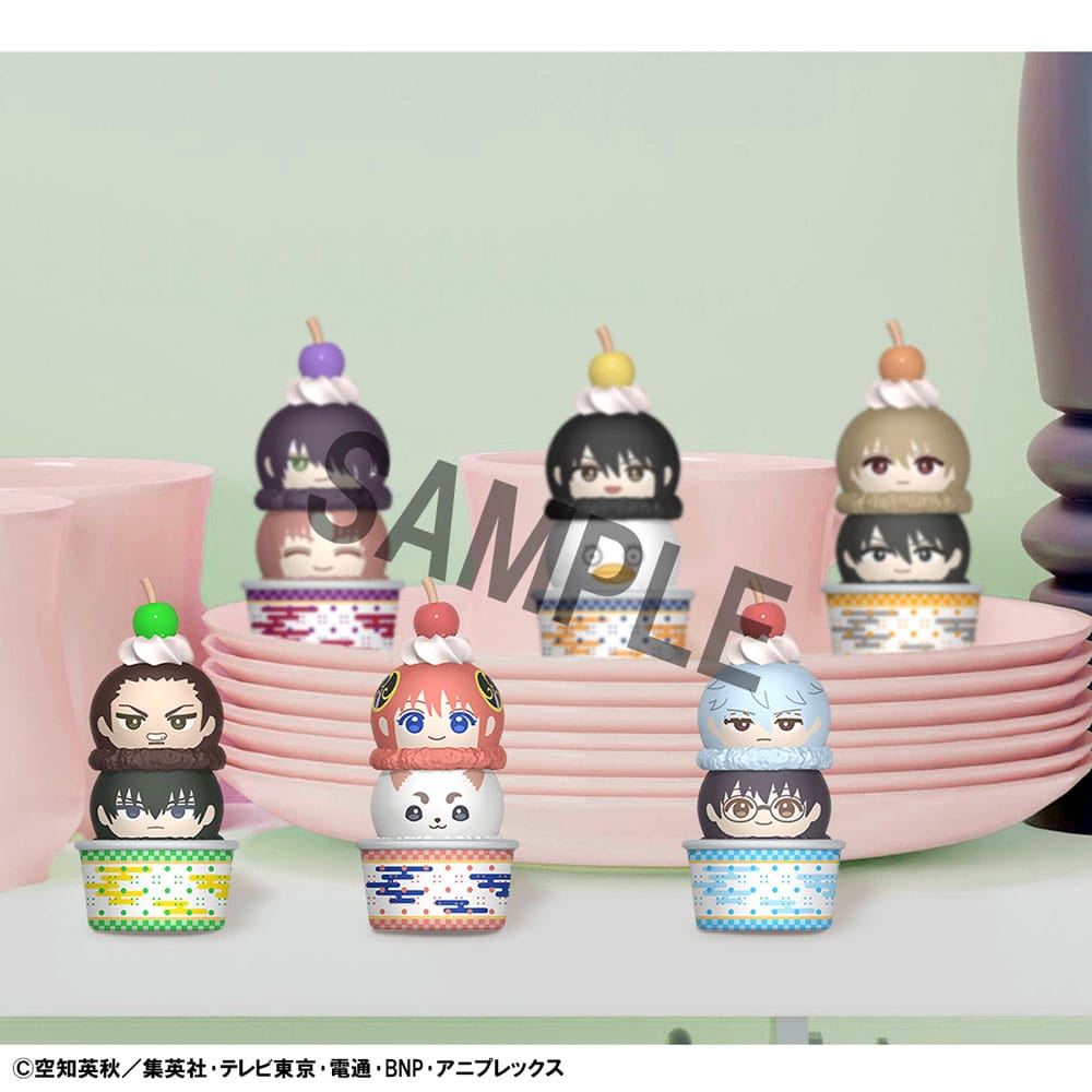 Gintama Tsumichen Stack up & Change Sammelfiguren 8 cm Sortiment (6)