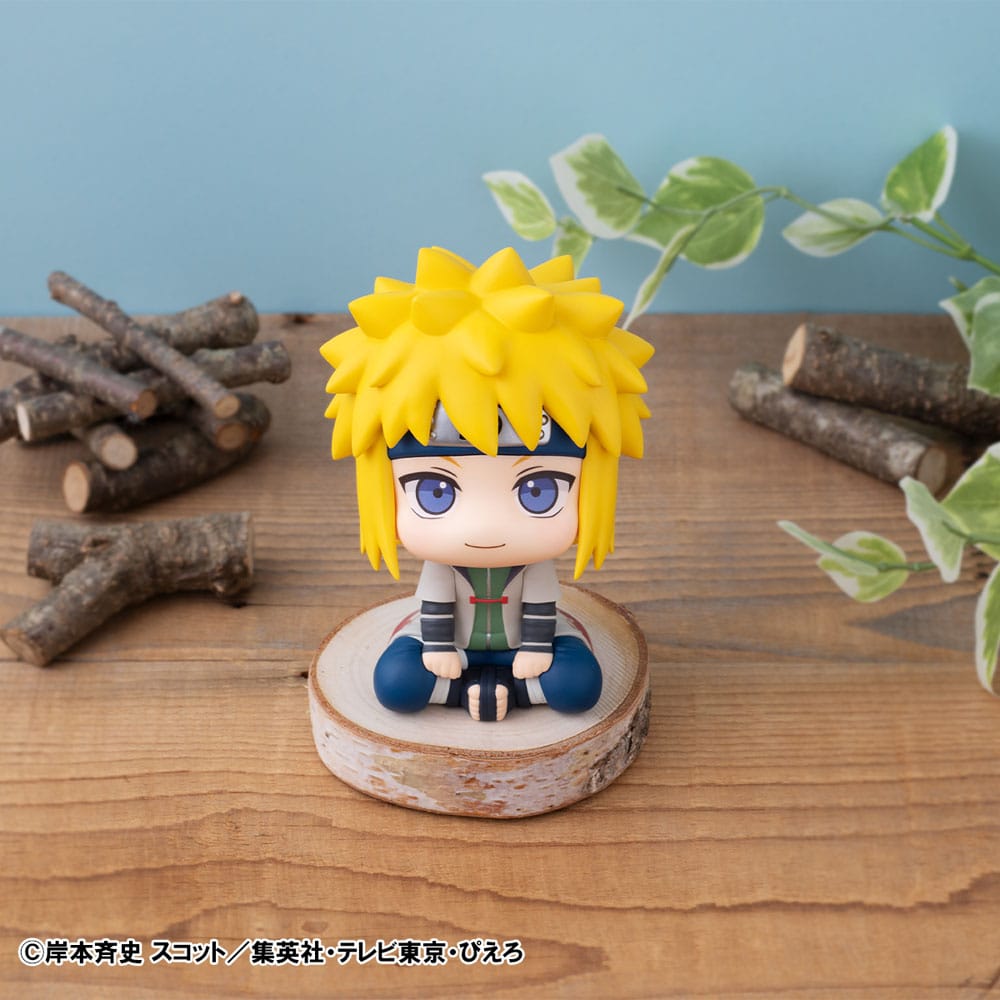 Naruto Shippuden Look Up PVC Statue Naruto Uzumaki Six Paths Sage Mode & Minato Namikaze 11 cm (with gift)