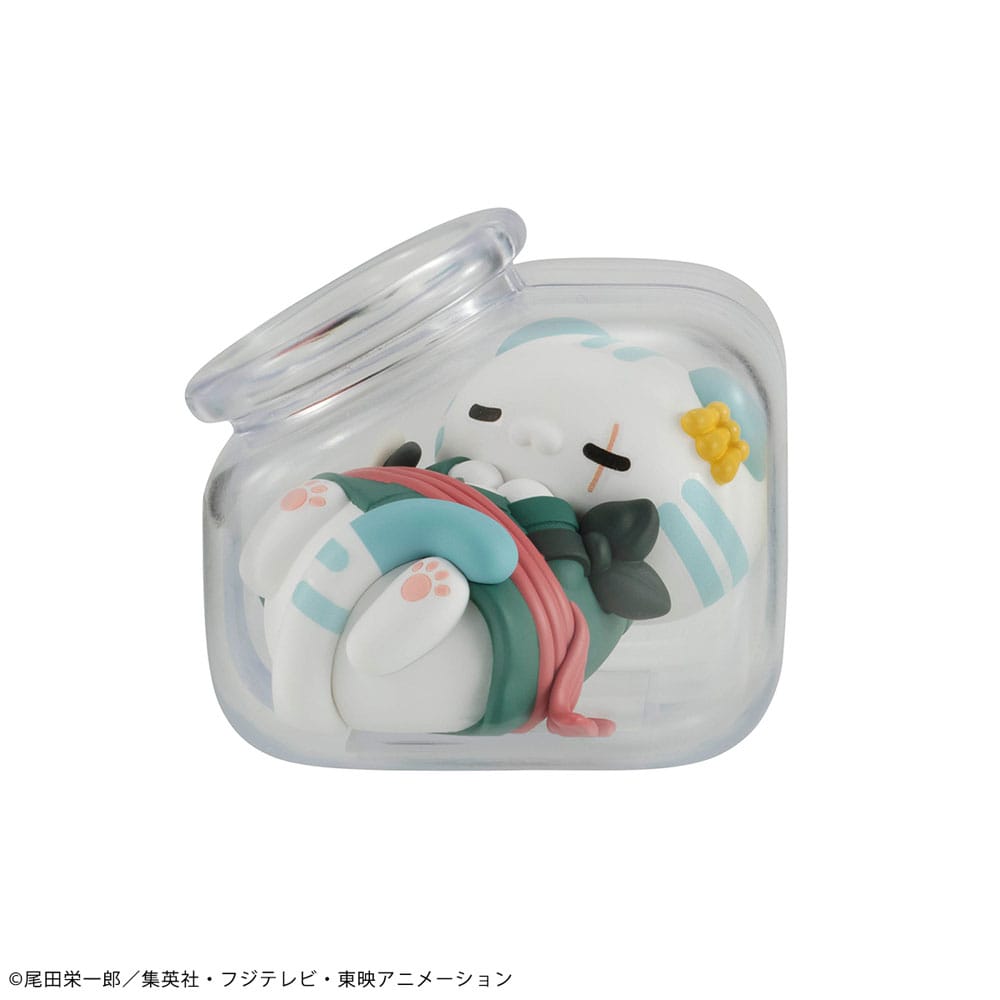 One Piece Mega Cat Project Sammelfiguren Good Night NyanPieceNyan! 3 cm Sortiment (8)