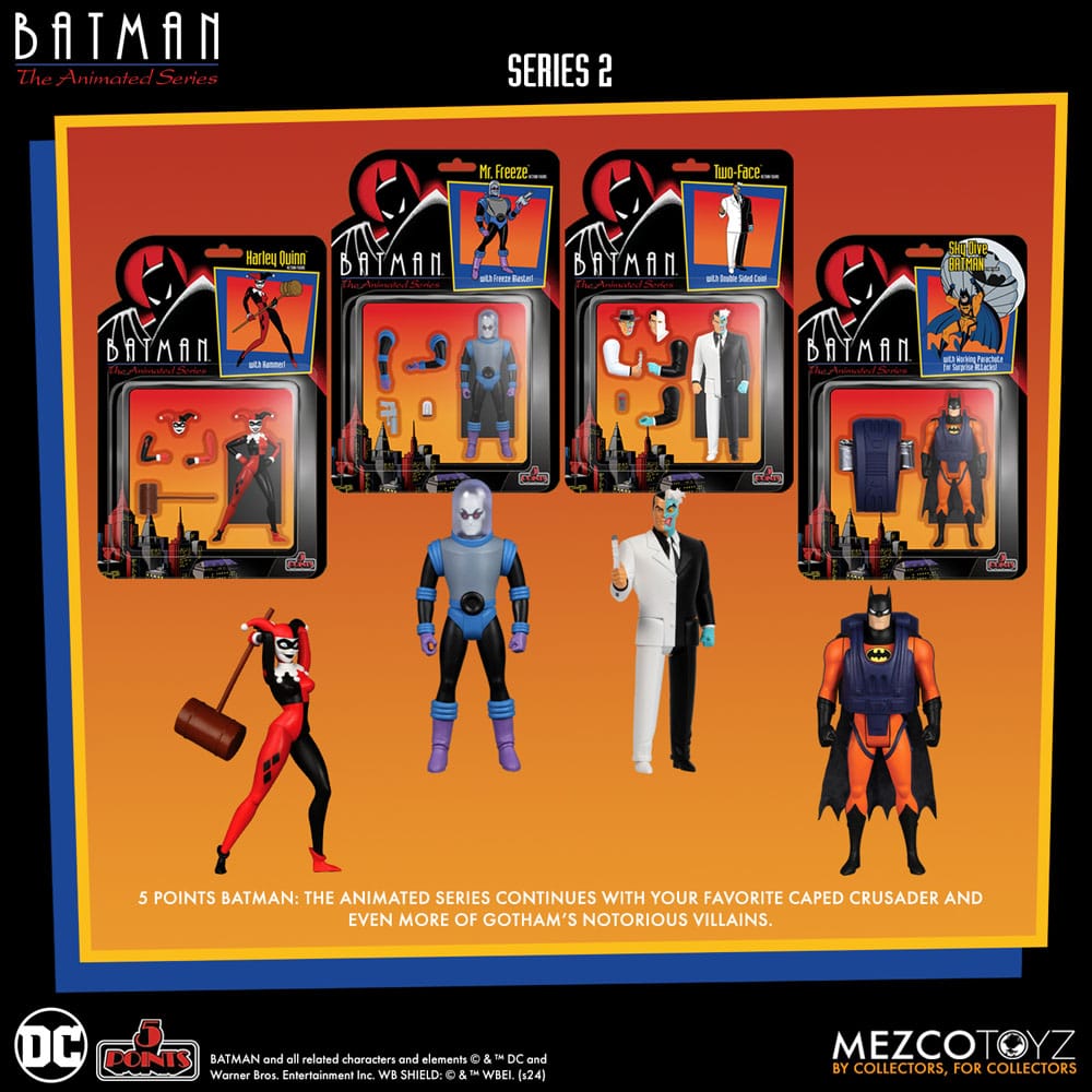 Batman: The Animated Series 2 5 Points Actionfiguren Deluxe Box Set 9 cm