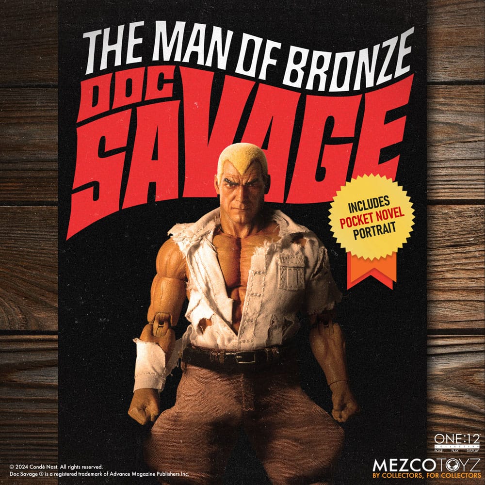 Doc Savage Actionfigur 1/12 Doc Savage Deluxe Edition 18 cm