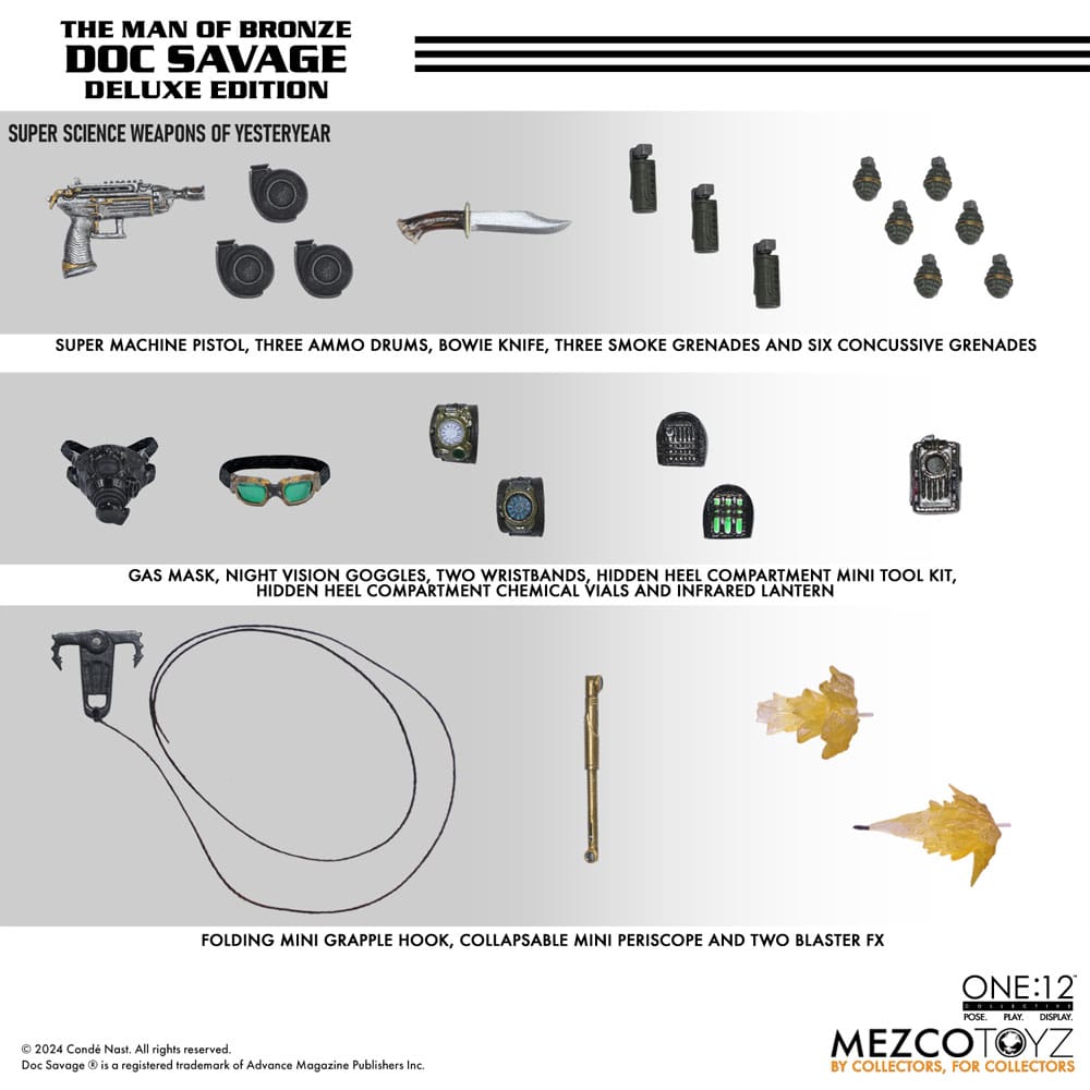 Doc Savage Actionfigur 1/12 Doc Savage Deluxe Edition 18 cm