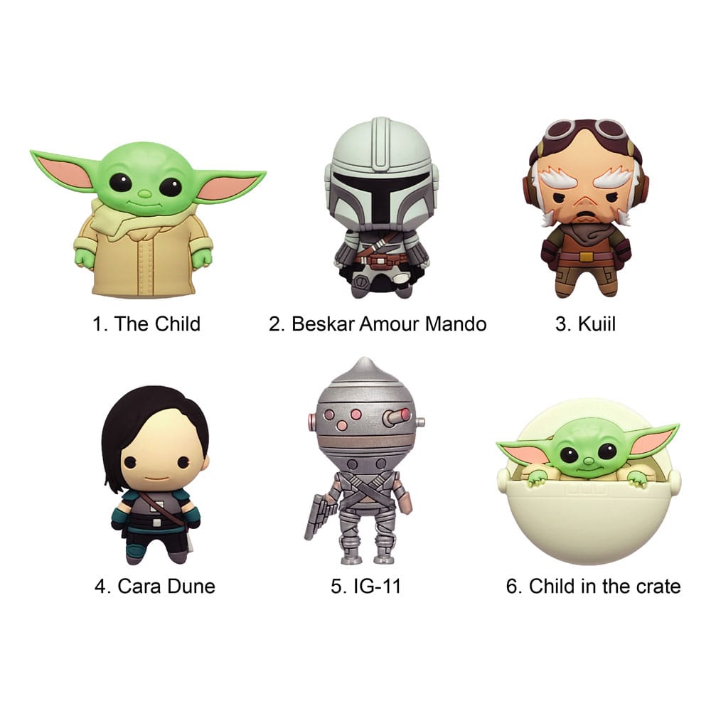 Star Wars: The Mandalorian Relief-Magnete Series 1 Display (12)