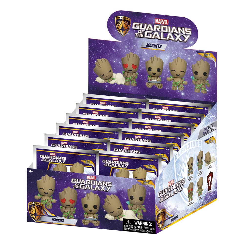 Guardian of the Galaxy 3D Magnete Groot Series 2 Display (12)