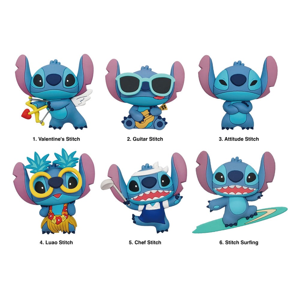 Lilo & Stitch Relief-Magnete Series 2 Display (12)