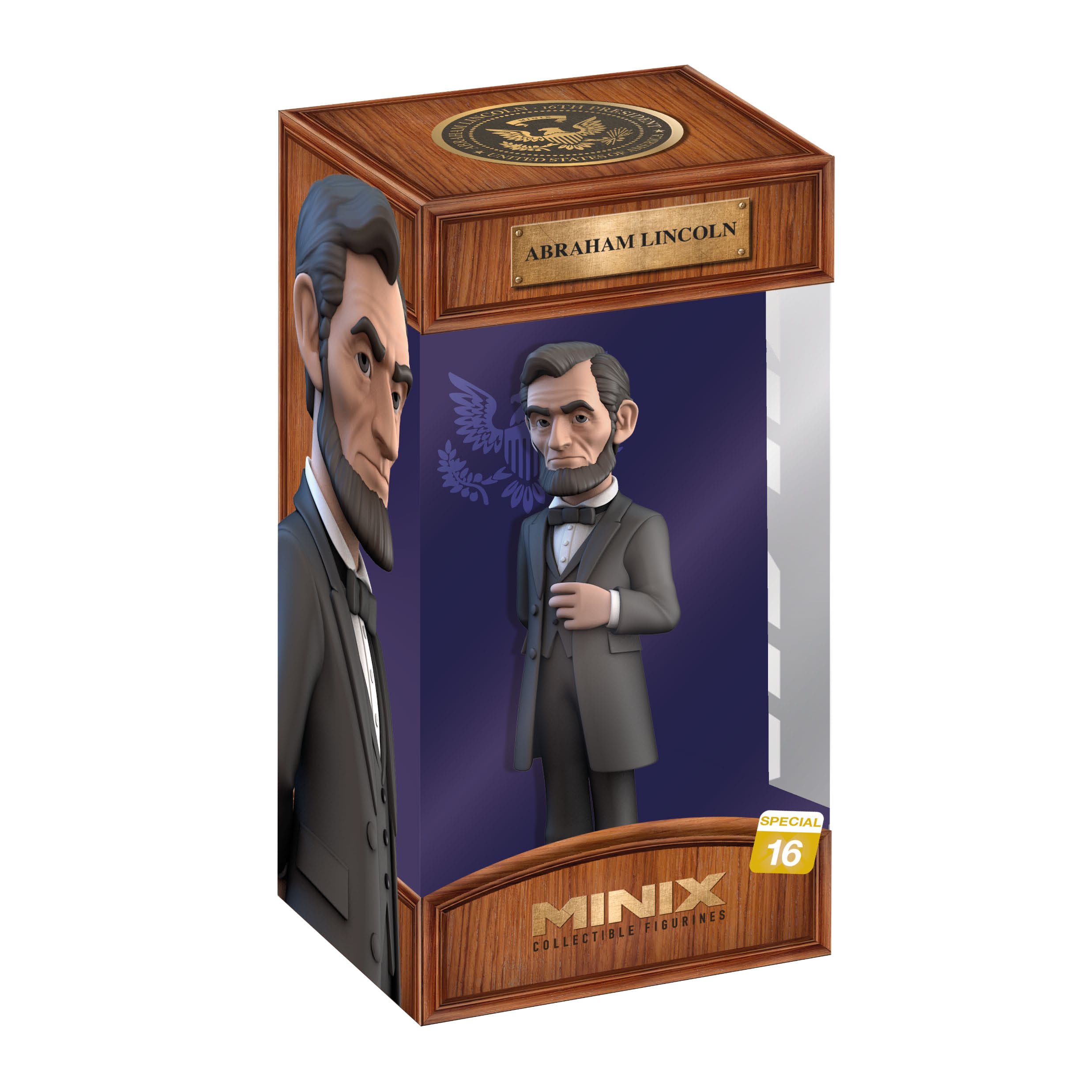 Historische Figuren Minix Figur Abraham Lincoln 16. Präsident der Vereinigten Staaten von Amerika 12 cm