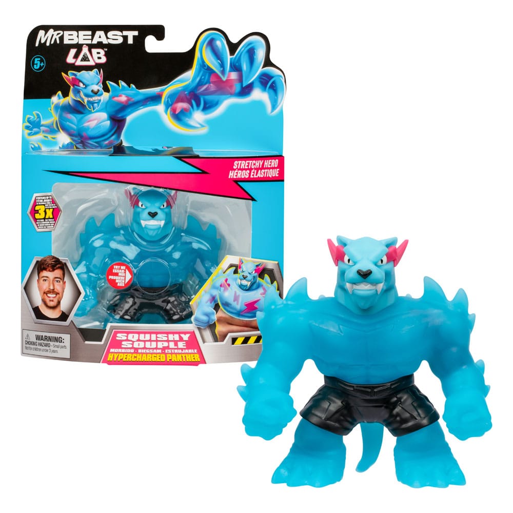 Mr. Beast Lab Goo Jit Zu Dehnbare Figur Hypercharged Panther 11 cm
