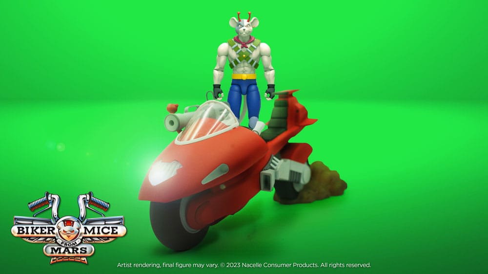 Biker Mice From Mars Fahrzeug Vinnie's Radical Rocket Sled 25 cm