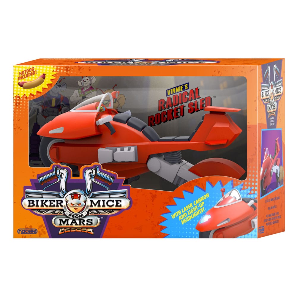 Biker Mice From Mars Fahrzeug Vinnie's Radical Rocket Sled 25 cm