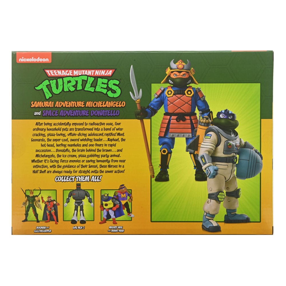 Teenage Mutant Ninja Turtles (Cartoon) Actionfiguren 2er-Pack Space Adventure & Samurai Turtles 18 cm