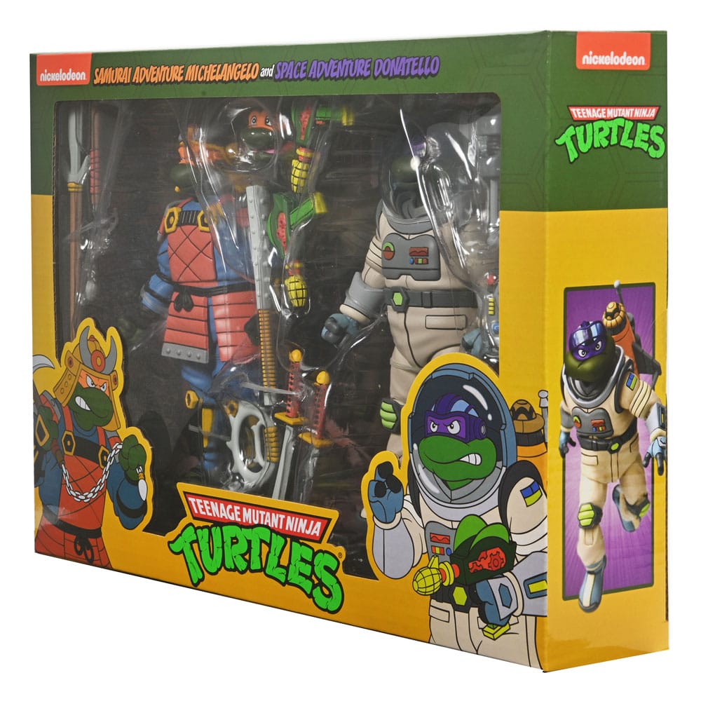 Teenage Mutant Ninja Turtles (Cartoon) Actionfiguren 2er-Pack Space Adventure & Samurai Turtles 18 cm