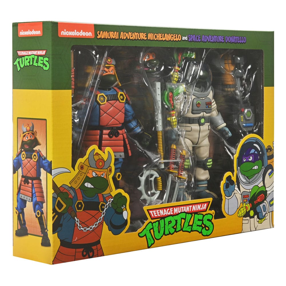 Teenage Mutant Ninja Turtles (Cartoon) Actionfiguren 2er-Pack Space Adventure & Samurai Turtles 18 cm