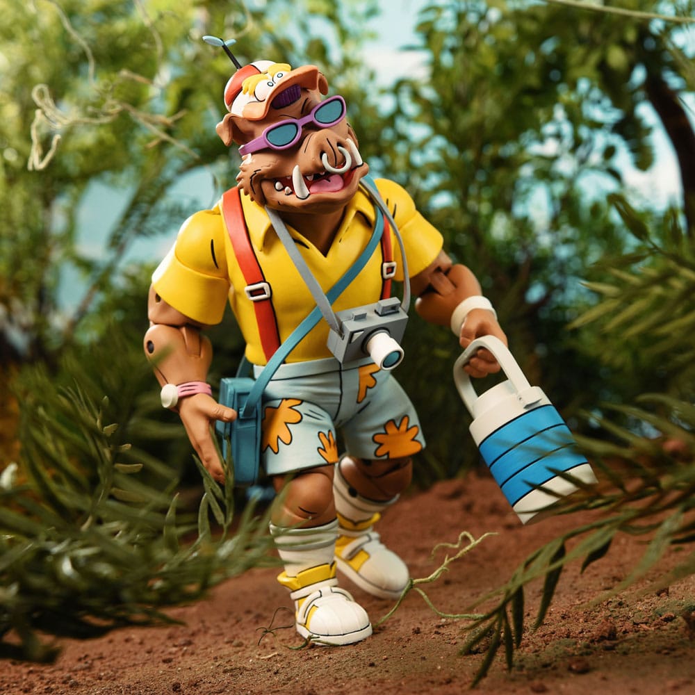 Teenage Mutant Ninja Turtles (Cartoon 1980) Actionfiguren 2er-Pack Vacation Bebop and Rocksteady 18 cm