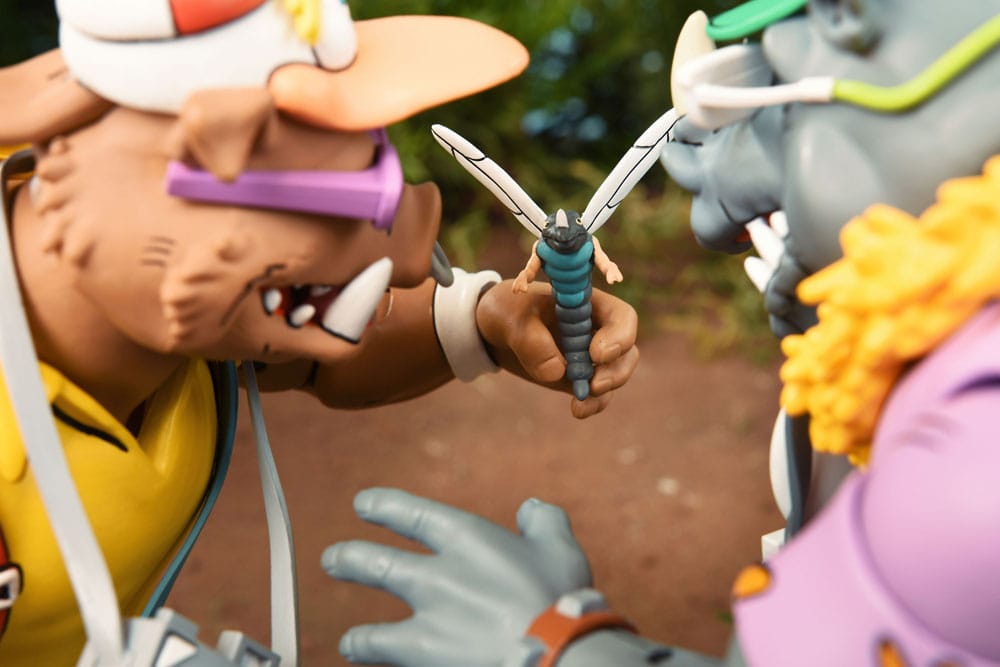 Teenage Mutant Ninja Turtles (Cartoon 1980) Actionfiguren 2er-Pack Vacation Bebop and Rocksteady 18 cm