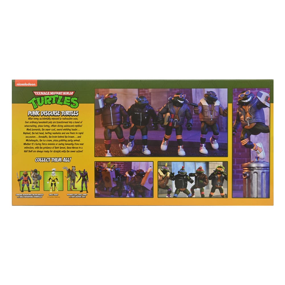 Teenage Mutant Ninja Turtles (Cartoon) Actionfiguren 4er-Pack Punk Turtles 18 cm