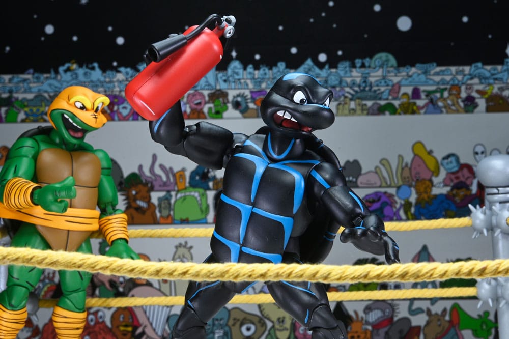 Teenage Mutant Ninja Turtles (Archie Comics) Actionfiguren 4er-Pack Stump Wrestling Turtles 18 cm