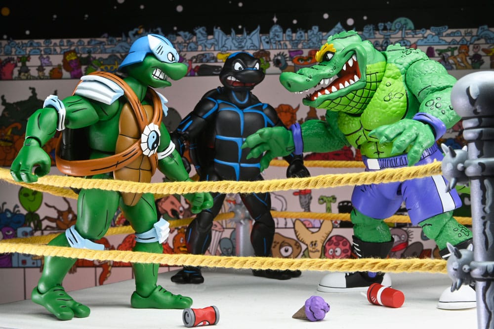 Teenage Mutant Ninja Turtles (Archie Comics) Actionfiguren 4er-Pack Stump Wrestling Turtles 18 cm