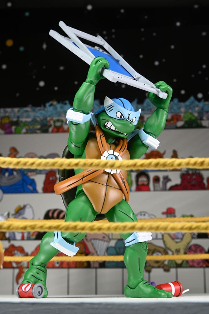 Teenage Mutant Ninja Turtles (Archie Comics) Actionfiguren 4er-Pack Stump Wrestling Turtles 18 cm