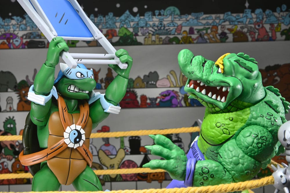 Teenage Mutant Ninja Turtles (Archie Comics) Actionfiguren 4er-Pack Stump Wrestling Turtles 18 cm