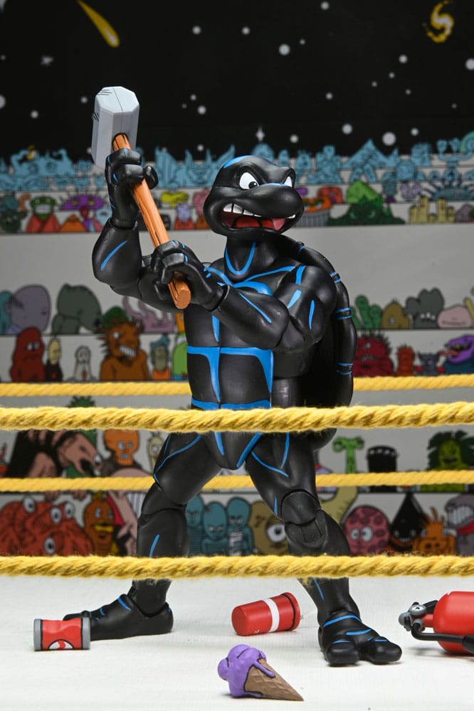 Teenage Mutant Ninja Turtles (Archie Comics) Actionfiguren 4er-Pack Stump Wrestling Turtles 18 cm