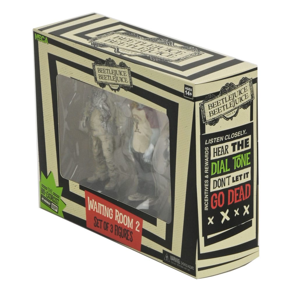 Beetlejuice Beetlejuice Figuren 3er-Pack Waiting Room 2 10 cm