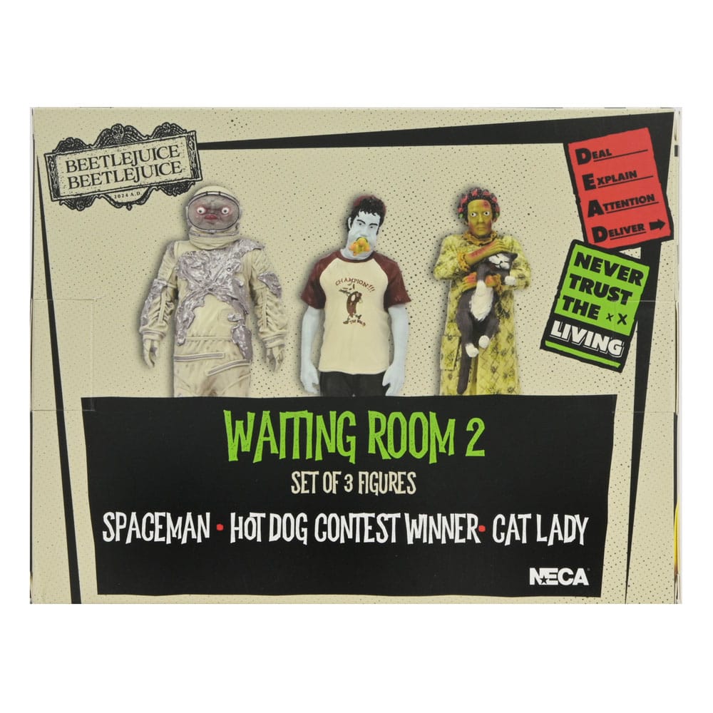 Beetlejuice Beetlejuice Figuren 3er-Pack Waiting Room 2 10 cm